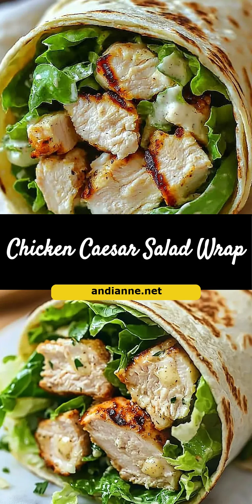 Chicken Caesar Salad Wrap