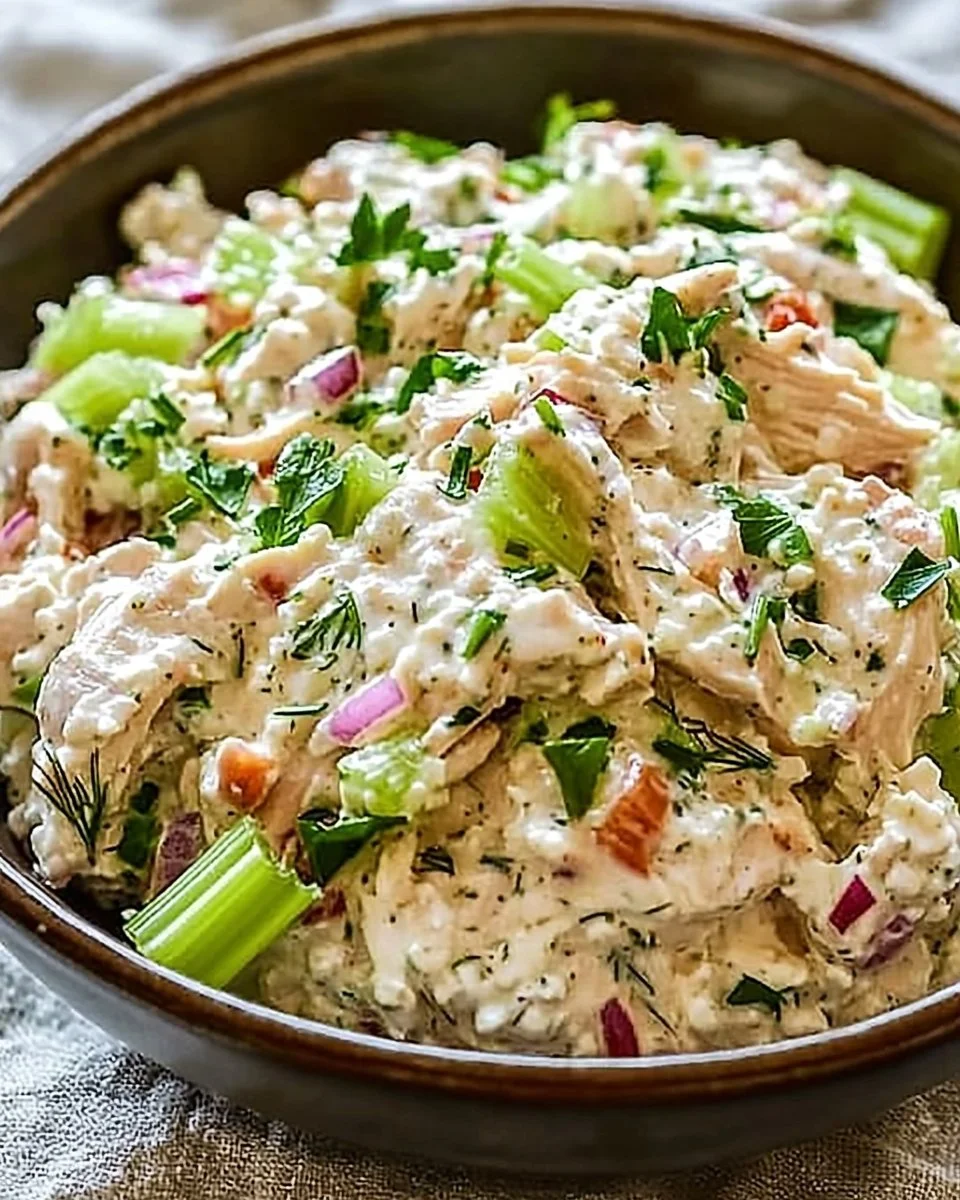 Cottage Cheese Chicken Salad