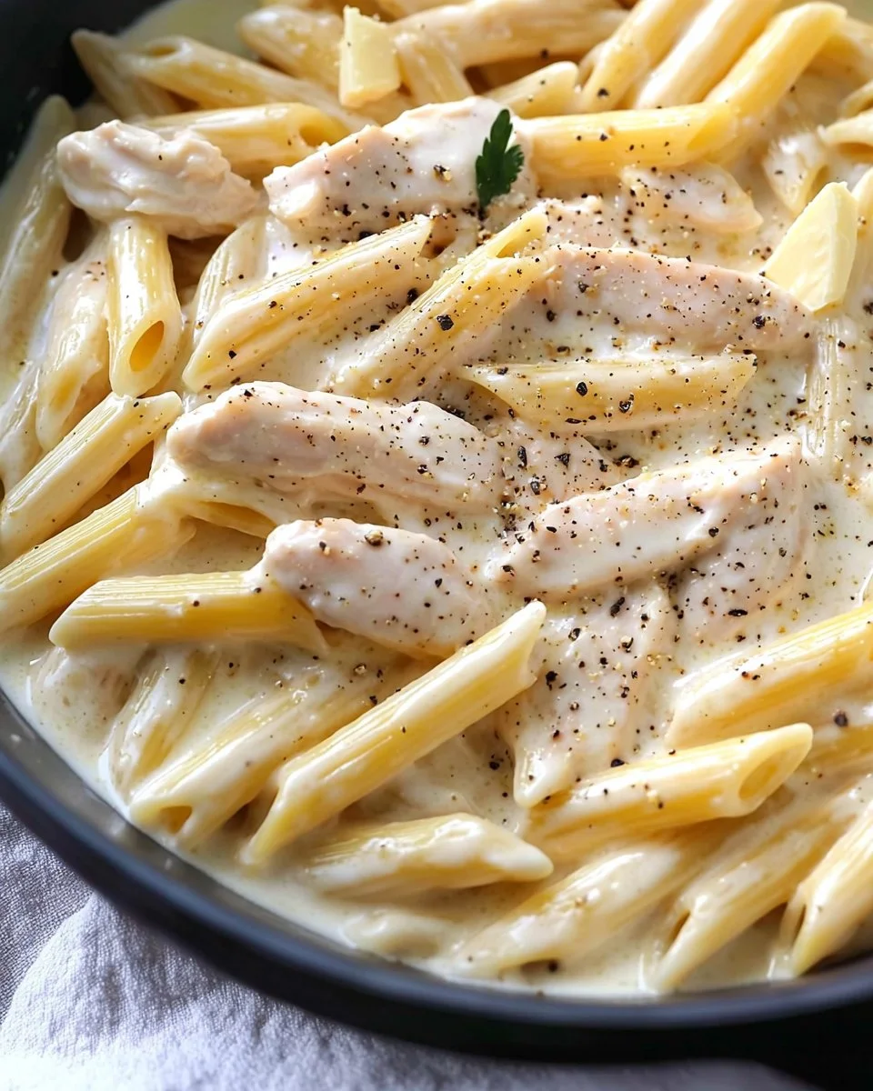 Creamy Chicken Alfredo Pasta