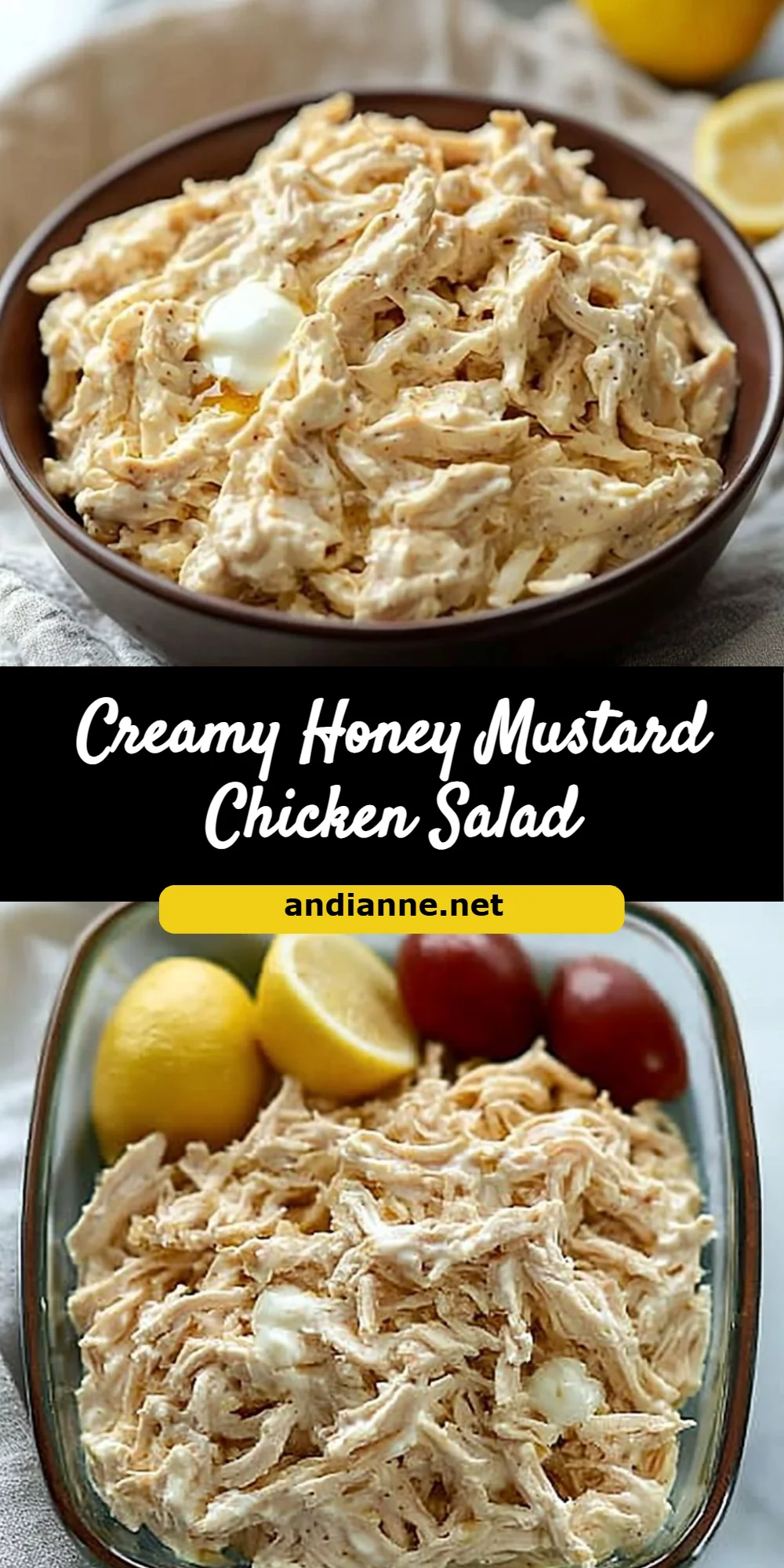Creamy Honey Mustard Chicken Salad