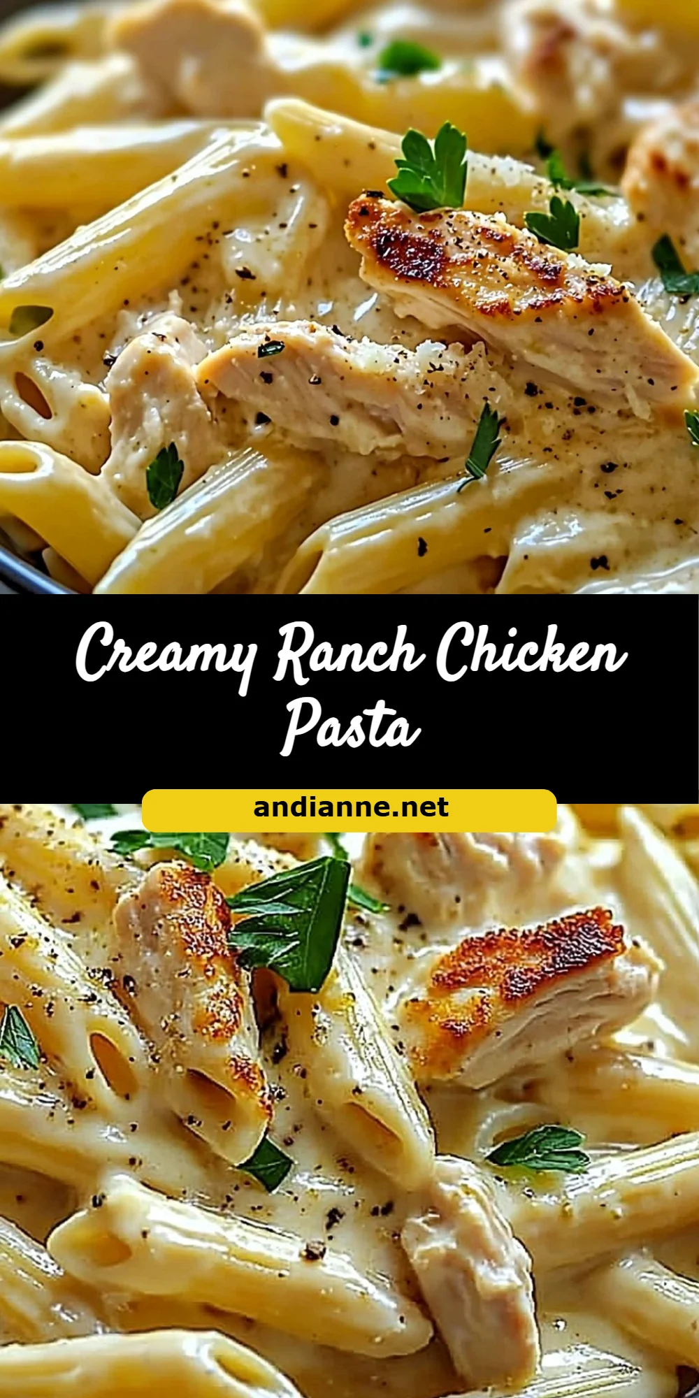 Creamy Ranch Chicken Pasta