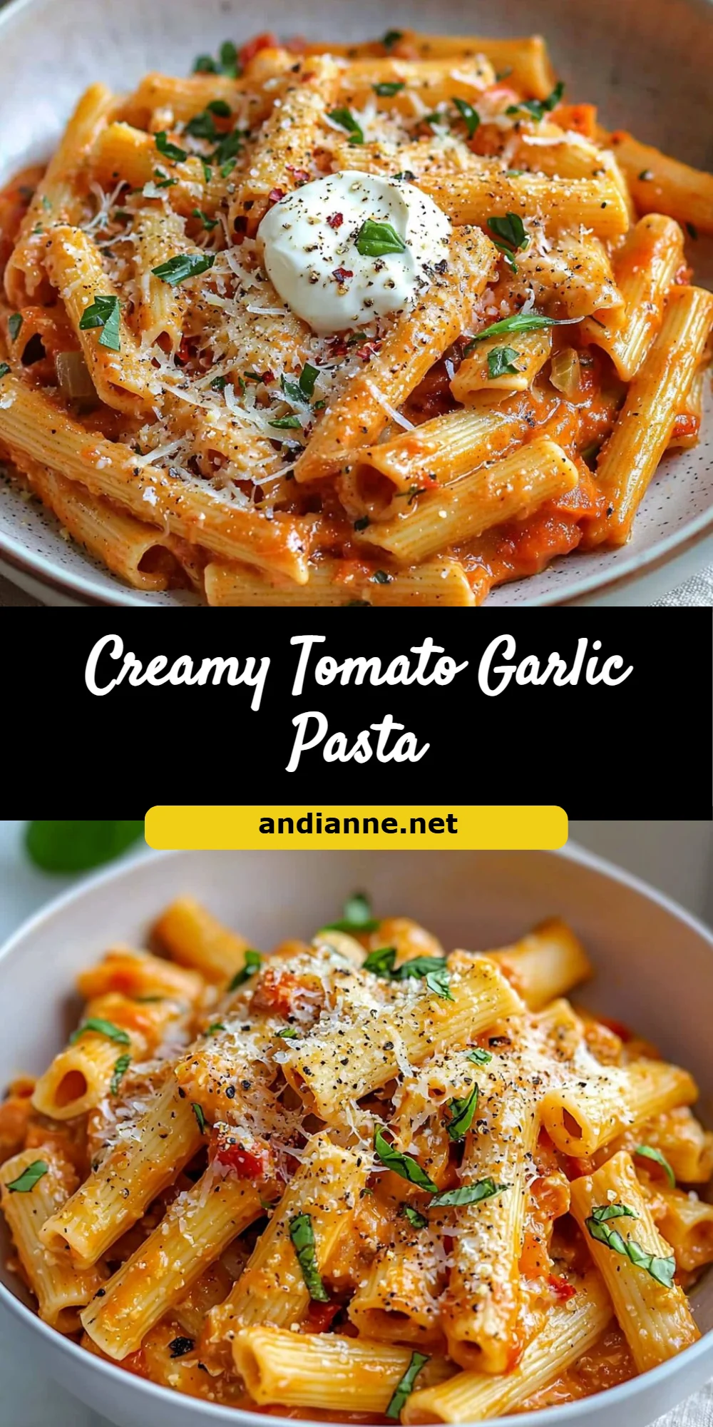 Creamy Tomato Garlic Pasta