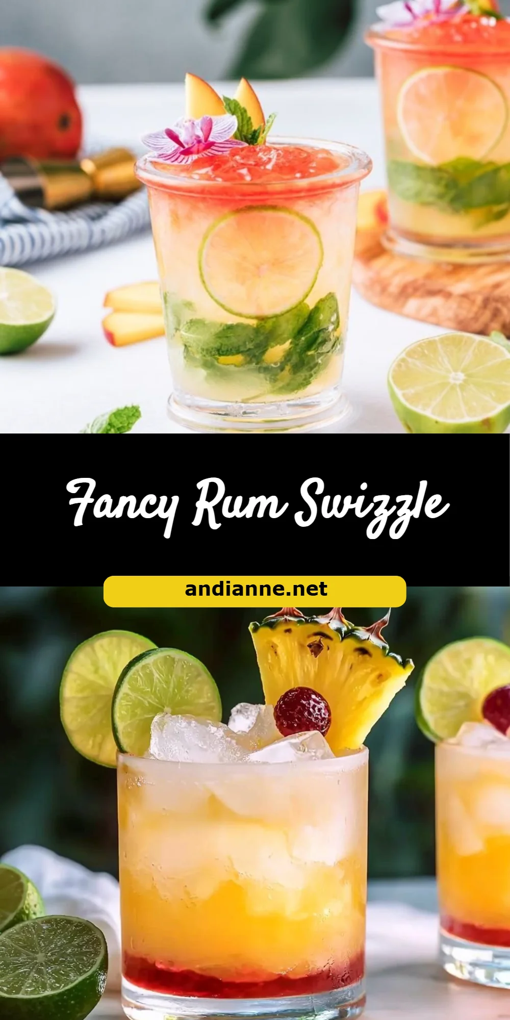 Fancy Rum Swizzle