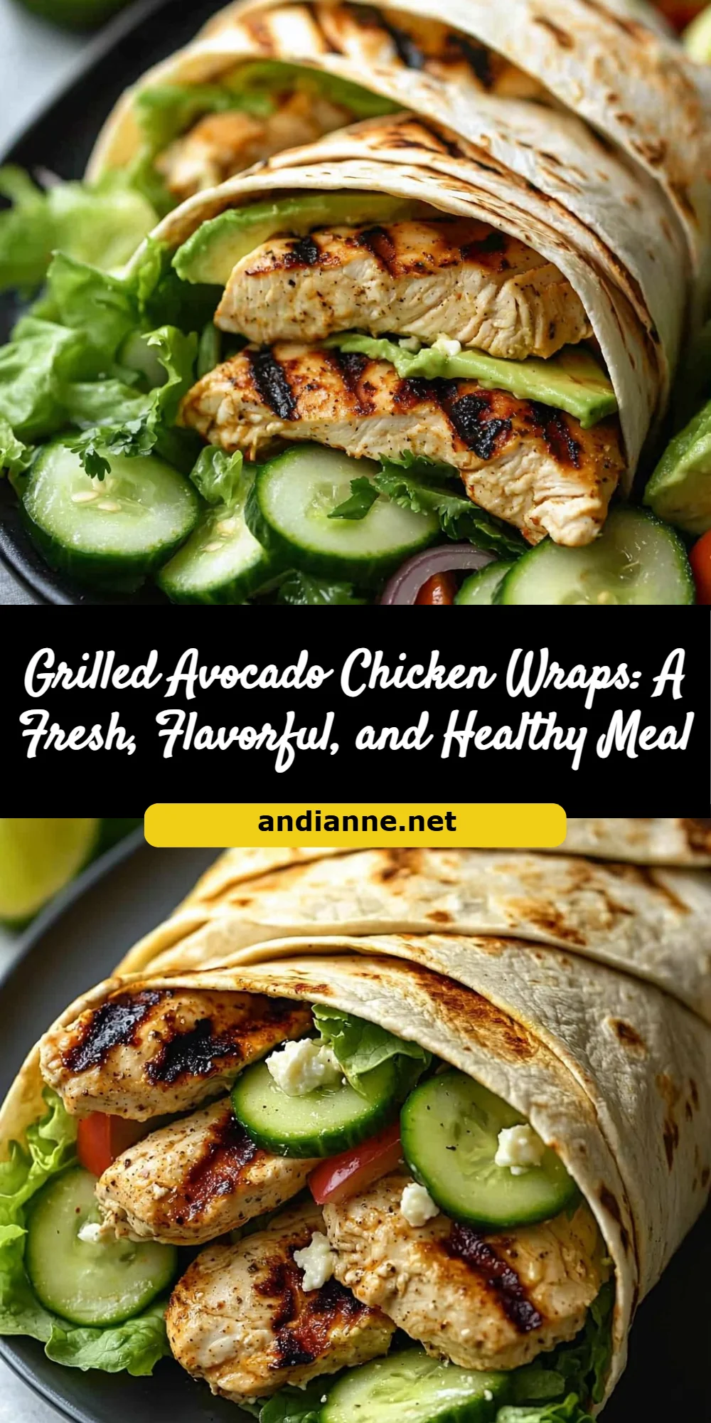 Grilled Avocado Chicken Wraps: A Fresh, Flavorful, and Healthy Meal