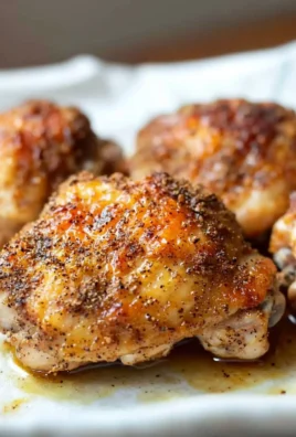 Juicy baked boneless skinless chicken thighs cooked at 425F