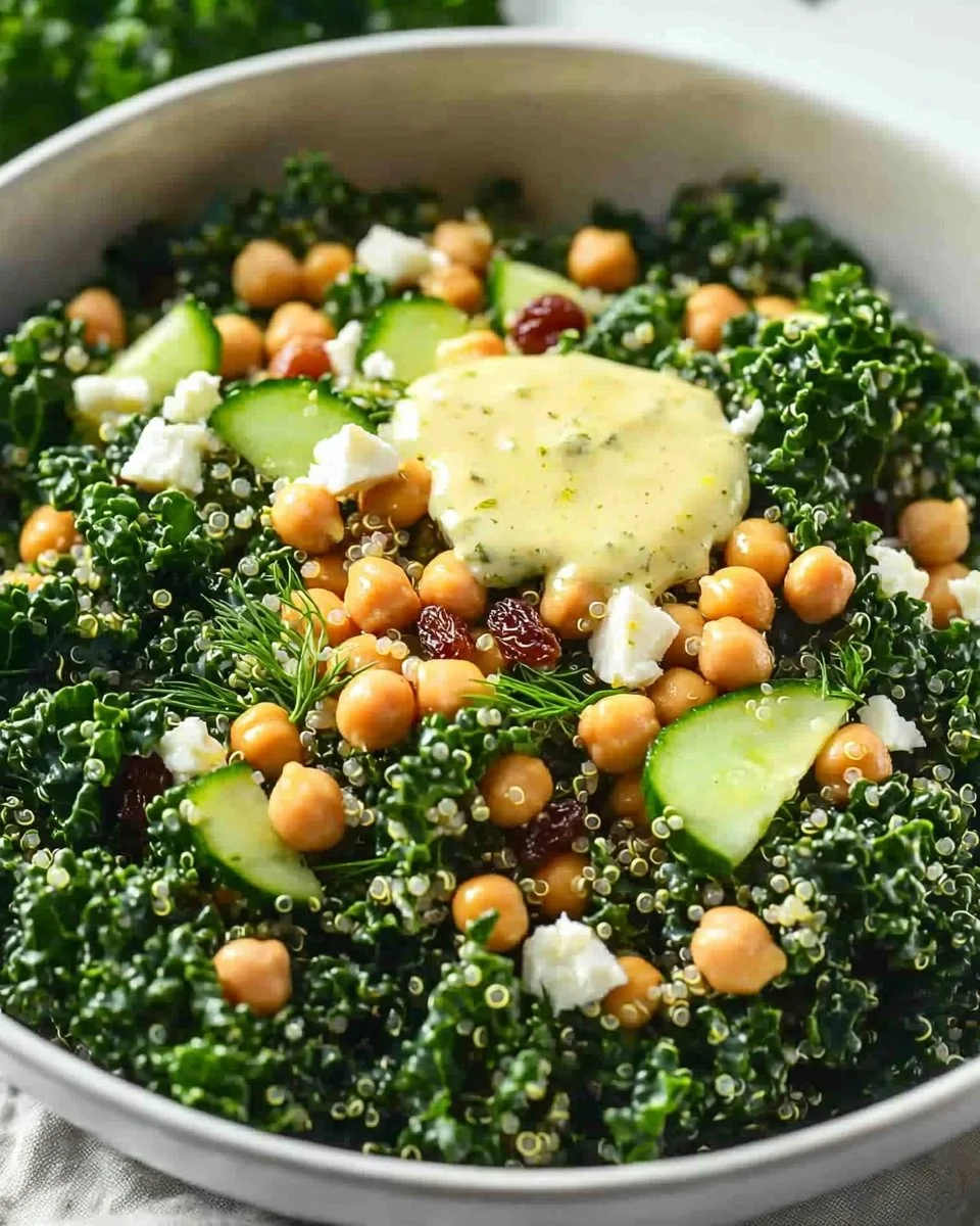 Kale Quinoa Salad - With Lemon Dressing