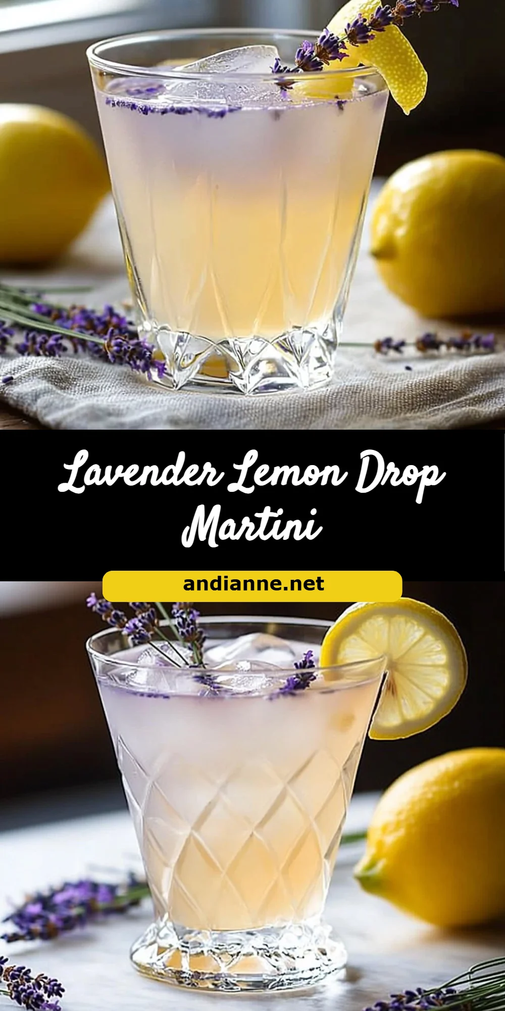 Lavender Lemon Drop Martini