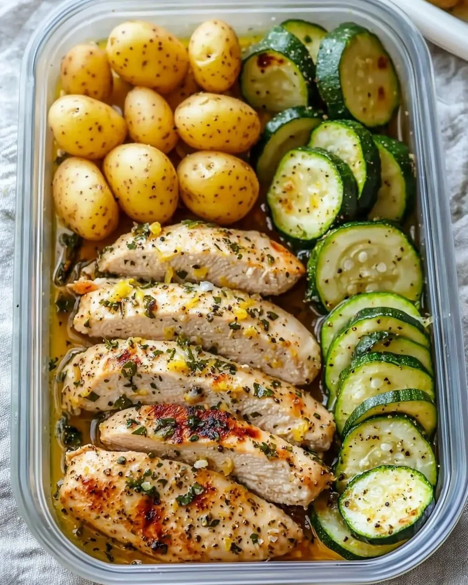 Lemon Garlic Chicken Meal Prep