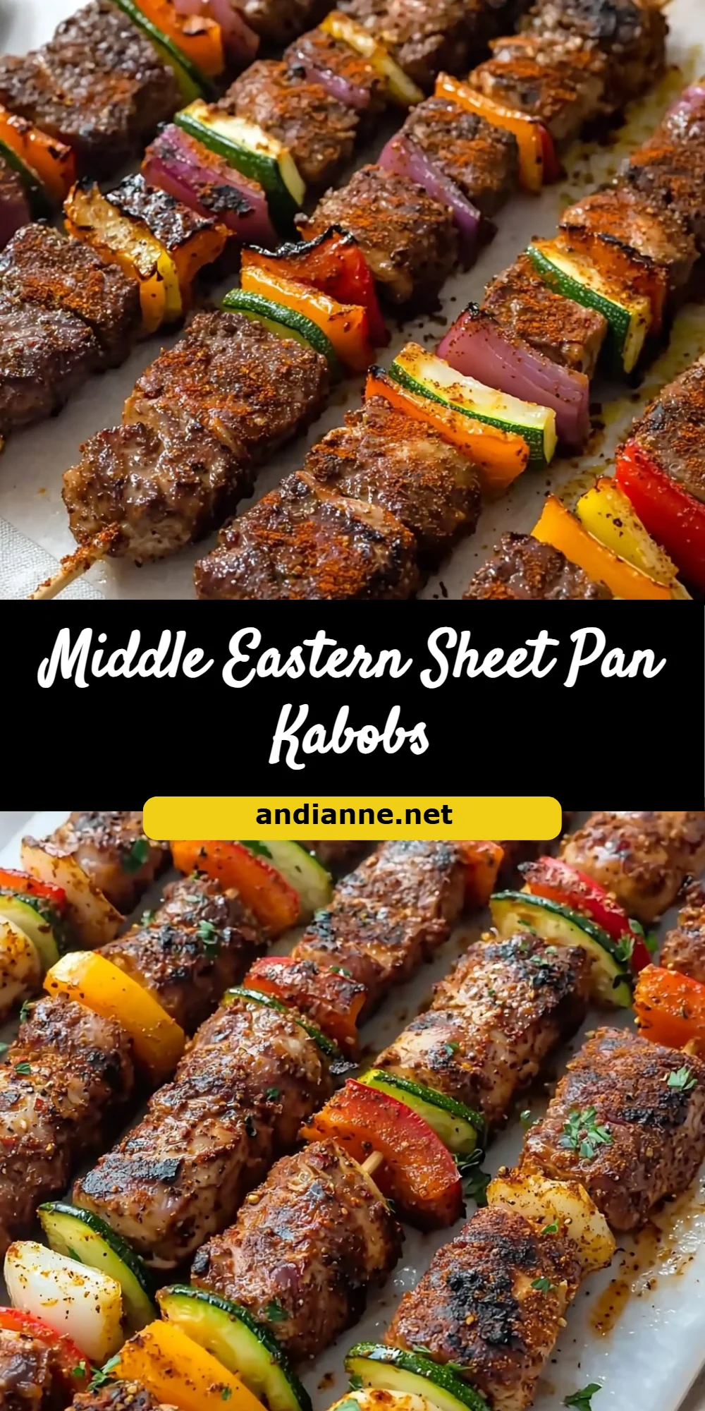 Middle Eastern Sheet Pan Kabobs