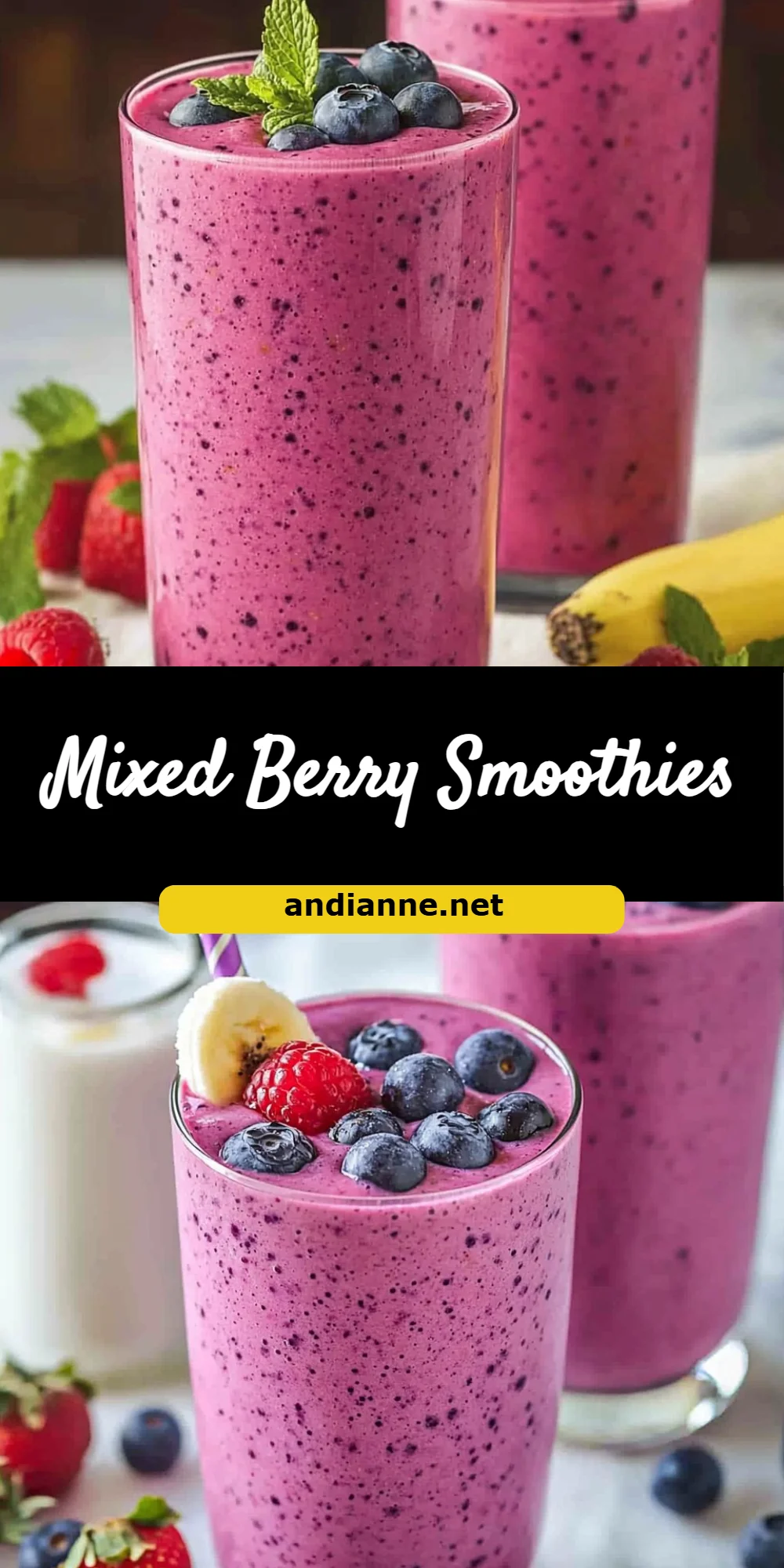 Mixed Berry Smoothies