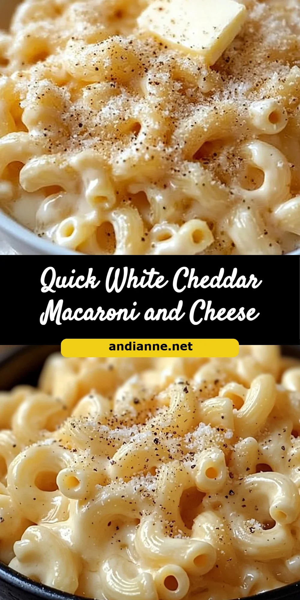 Quick White Cheddar Macaroni and Cheese