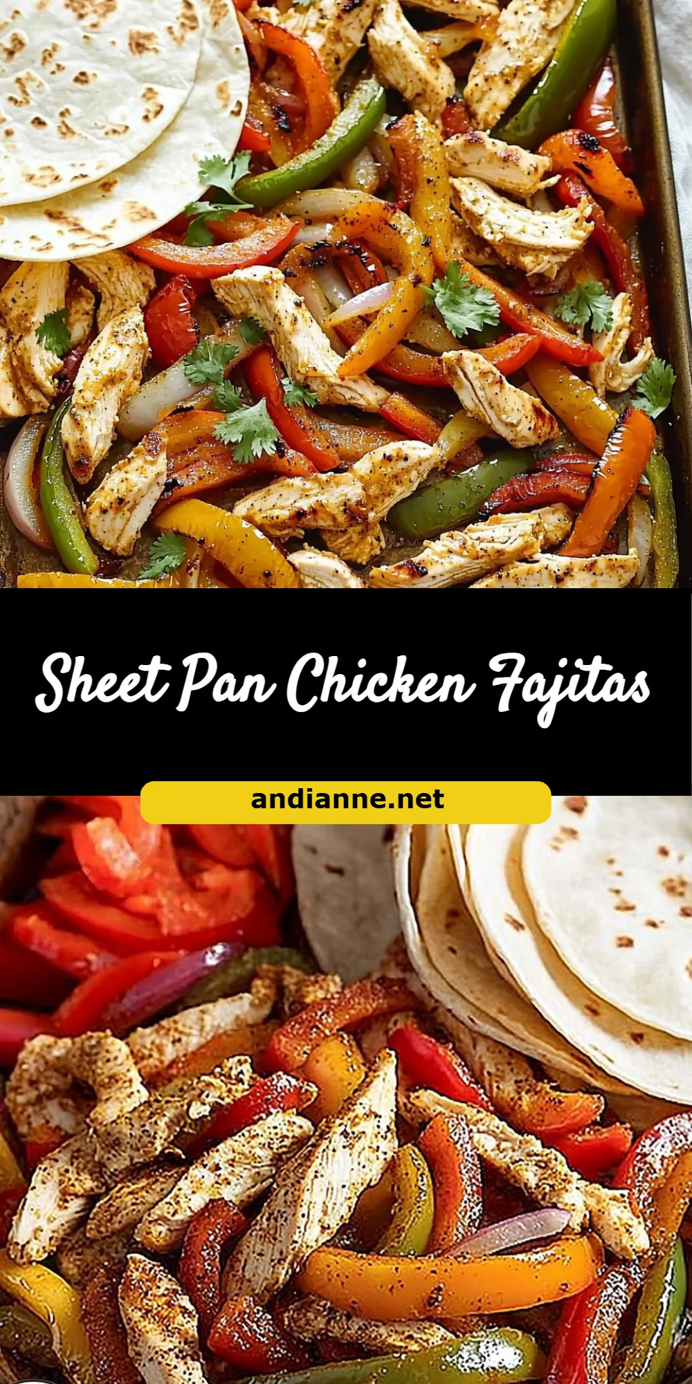 Sheet Pan Chicken Fajitas