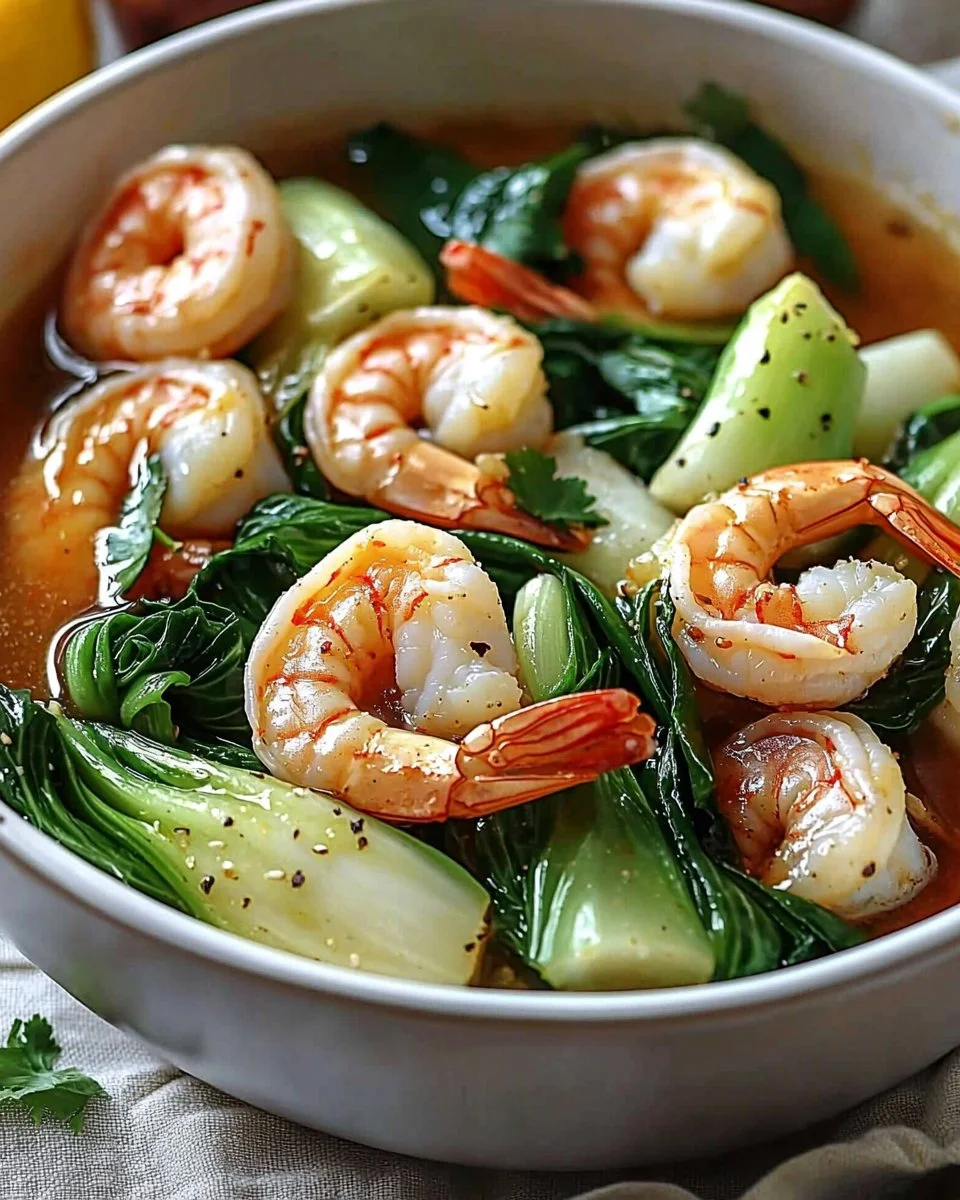Shrimp with Bok Choy